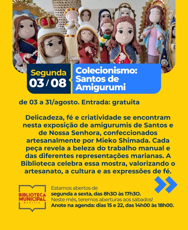 Evento exposicao-santos-de-amigurumi