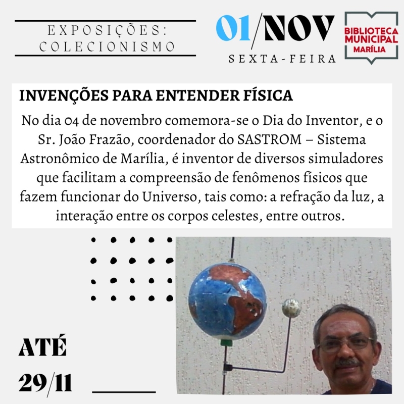 Evento biblioteca-municipal-exposicao-invencoes-para-entender-fisica