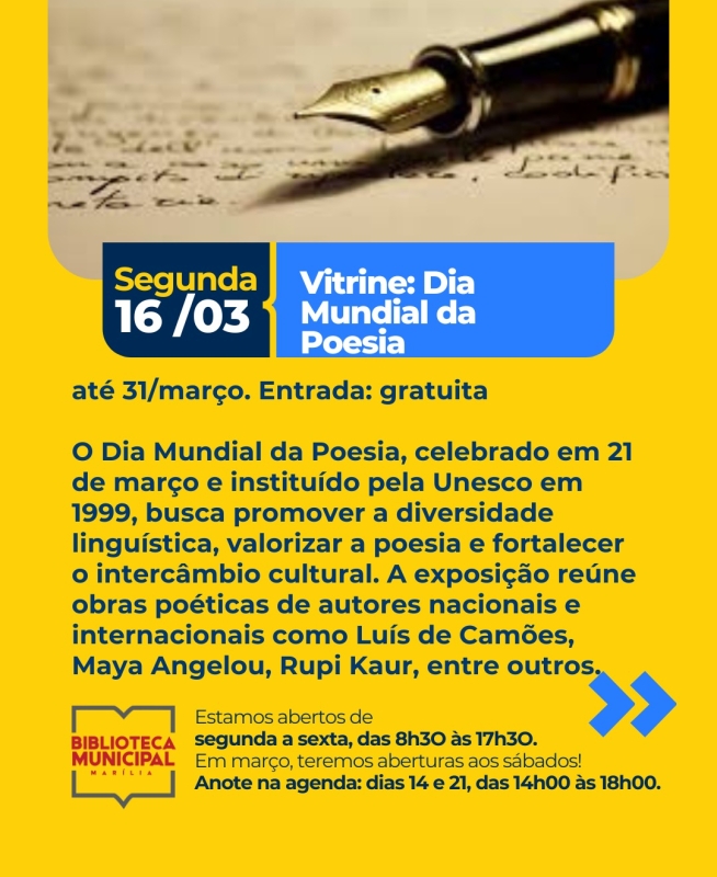 Evento exposicao-dia-mundial-da-poesia
