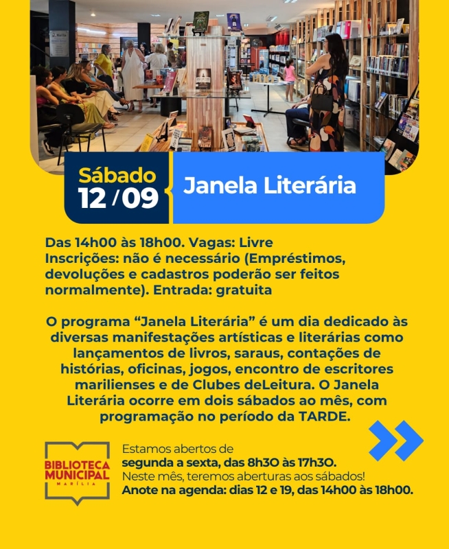 Evento janela-literaria