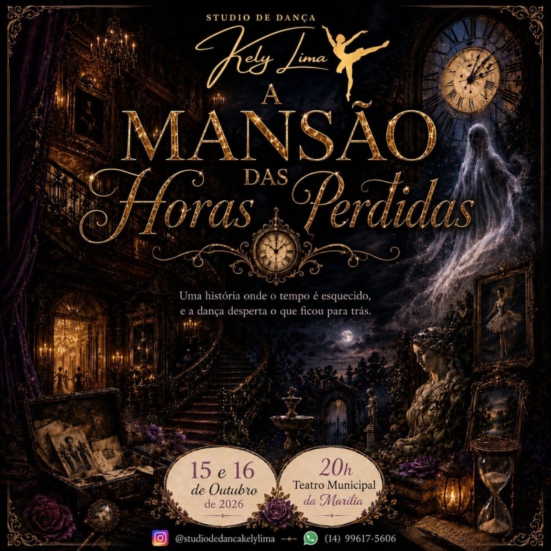 Evento danca-a-mansao-das-horas-perdidas--studio-de-danca-kely-lima